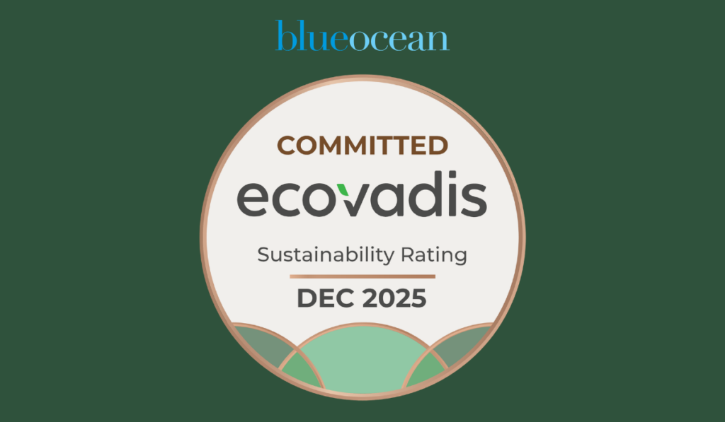 Blue Ocean Earns EcoVadis Committed Badge for Sustainability Progress Blog Image